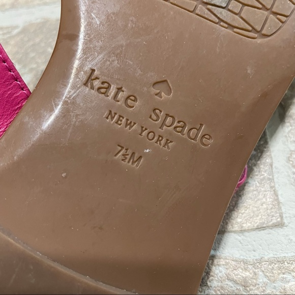 Kate Spade women’s sandals flip flops 7.5 pink - Picture 4 of 4
